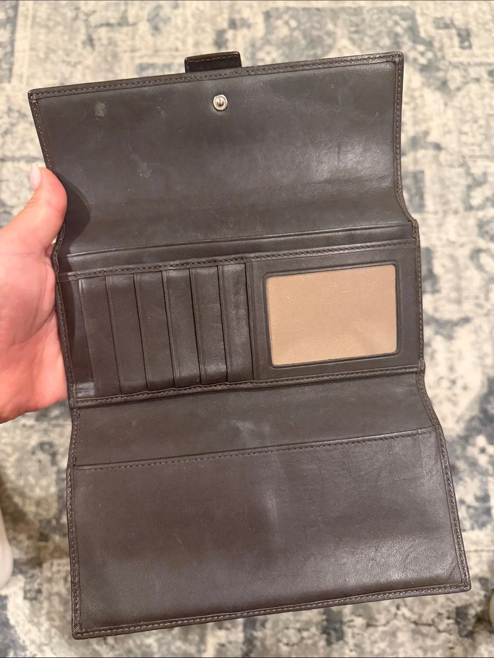 Genuine leather Coach wallet